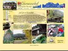 Tablet Screenshot of oberwieserhof.com